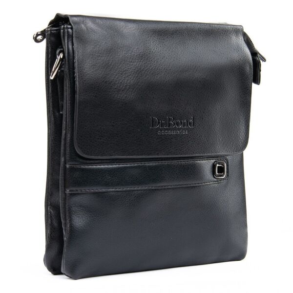 

Мужская сумка через плечо из кожзама DR. BOND GL 512-2 black