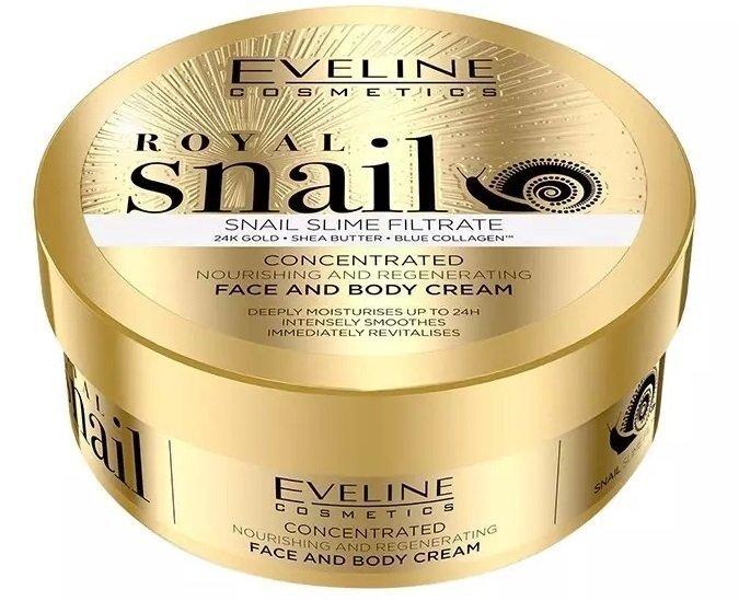 Крем для лица и тела Royal Snail 200 мл. улитка Eveline Питательный ...