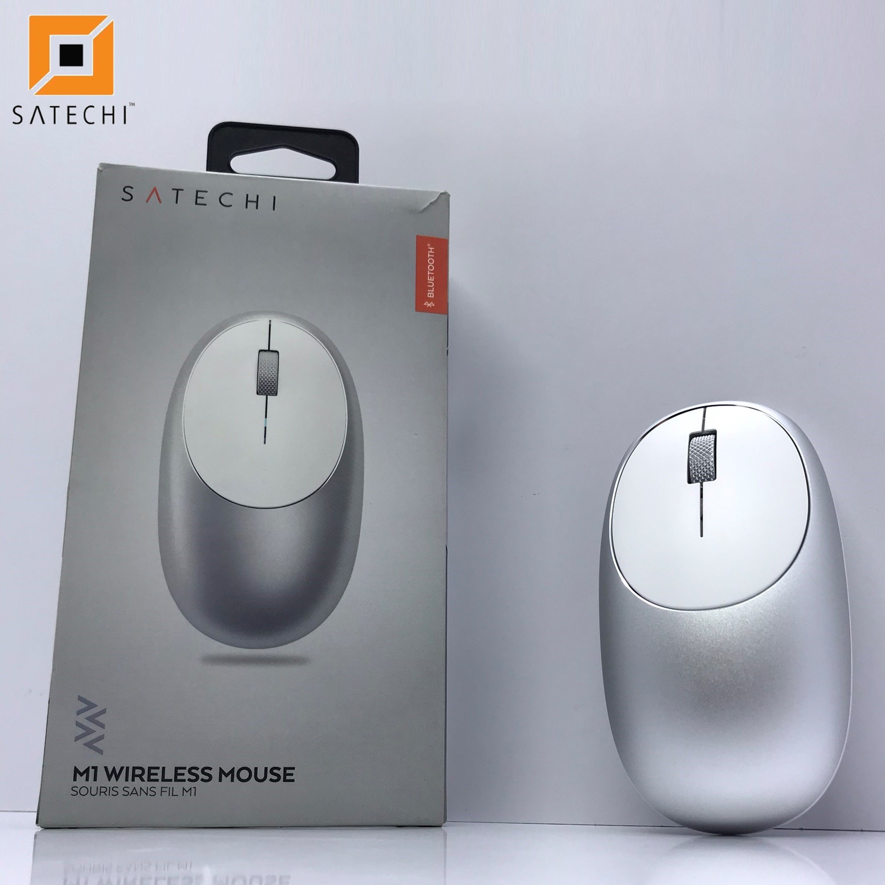 Беспроводная Bluetooth Мышь Satechi M1 WhiteSilver (DT) – фото, отзывы ...