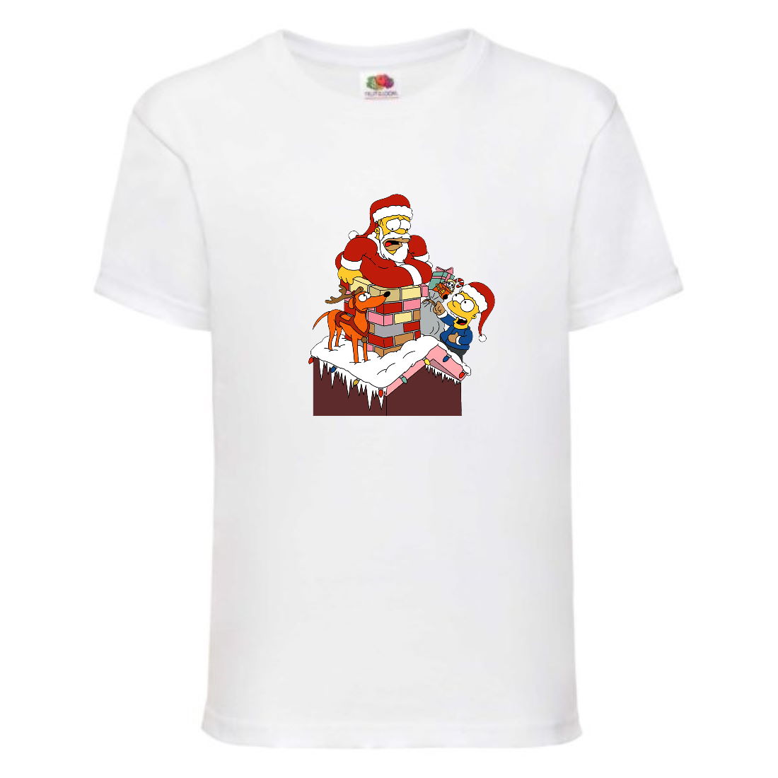 

Футболка детская Новый Год (New Year) белая (0028-white) размер 140 см