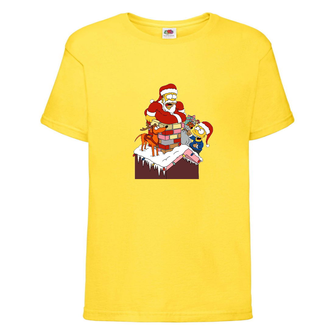 

Футболка детская Новый Год (New Year) желтая (0028-yellow) размер 164 см