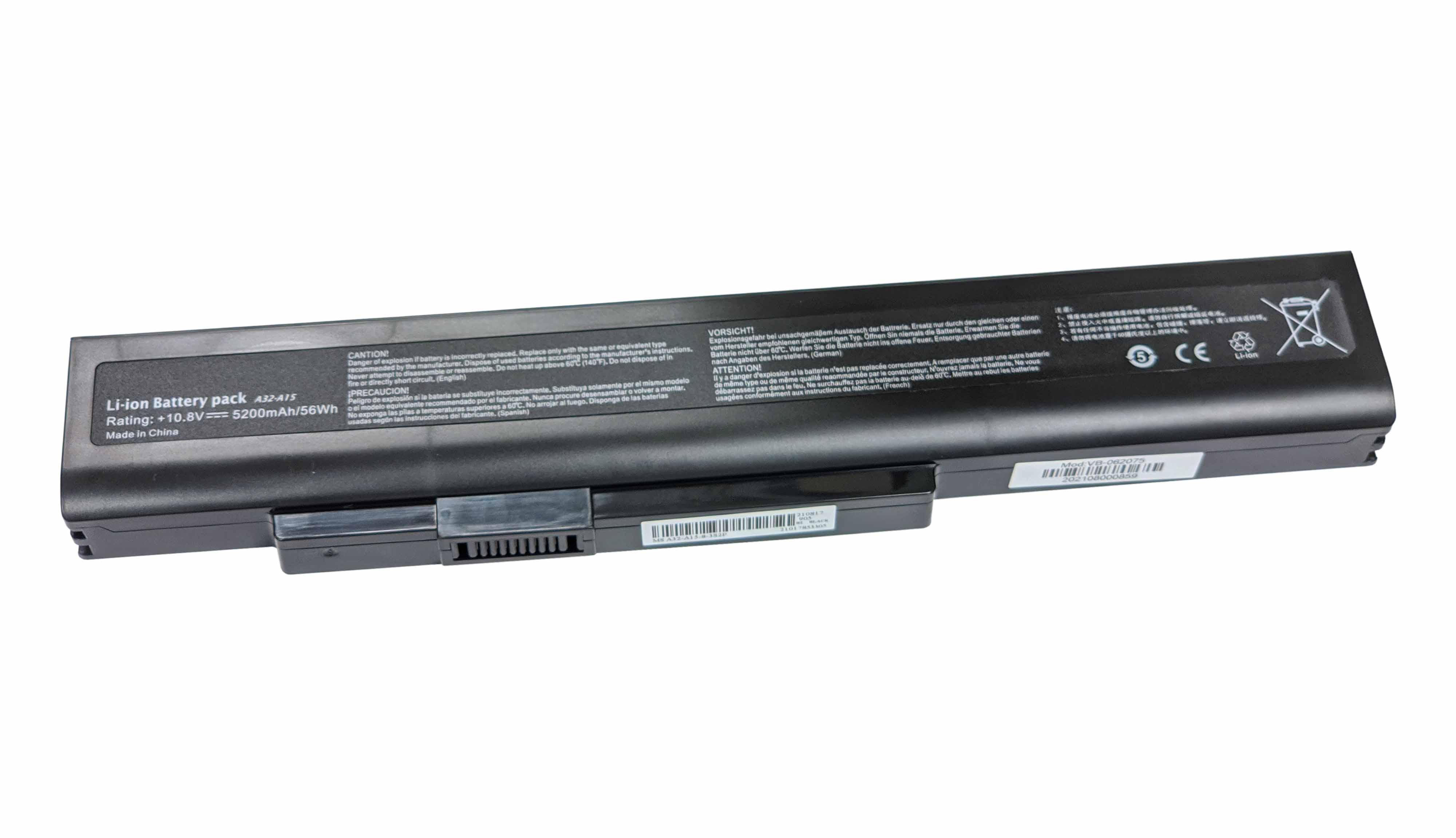 Аккумулятор для ноутбука MSI A6400 CR640 10.8V Black 5200mAh OEM – фото ...