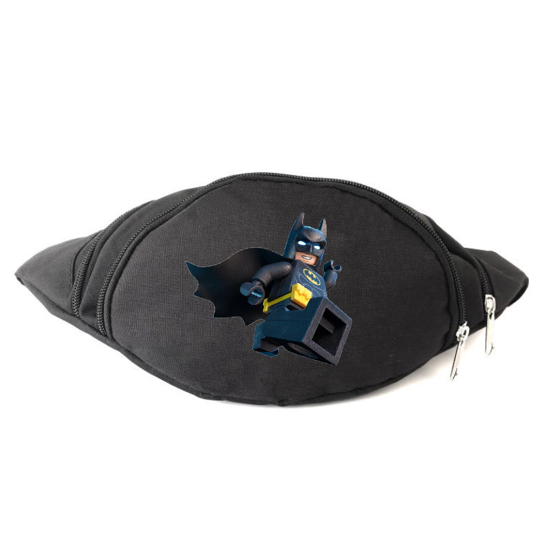 

Сумка Бананка на пояс Лего Бетмен (LEGO-Batman-06) Cappuccino Toys черная