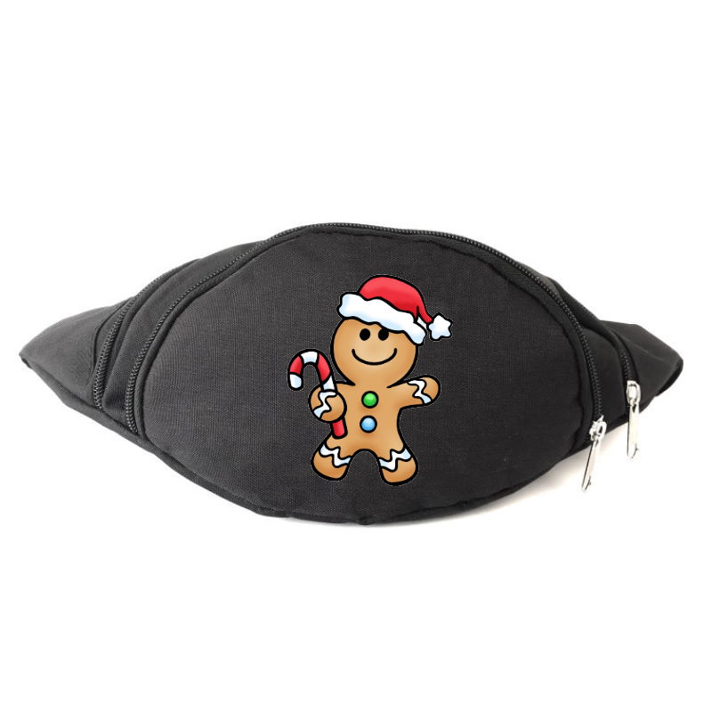 

Сумка Бананка НОВОГОДНЯЯ на пояс (Happy-New-Year-02) Cappuccino Toys черная