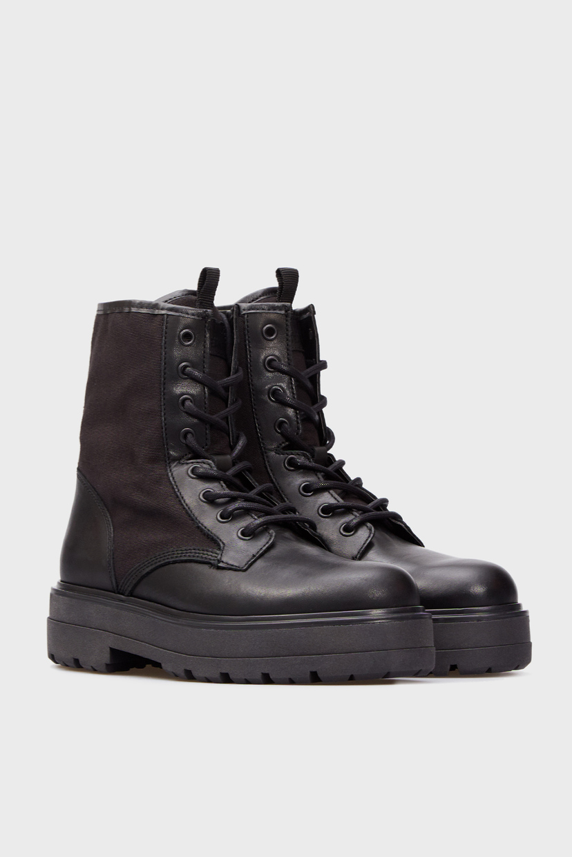 

Женские черные кожаные ботинки TOMMY JEANS FLATFORM Tommy Hilfiger 39 EN0EN00869