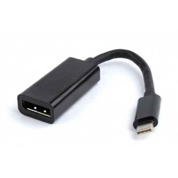 

Адаптер Cablexpert (A-CM-DPF-01) USB3.1 Type C - DisplayPort, 0.15 м, черный