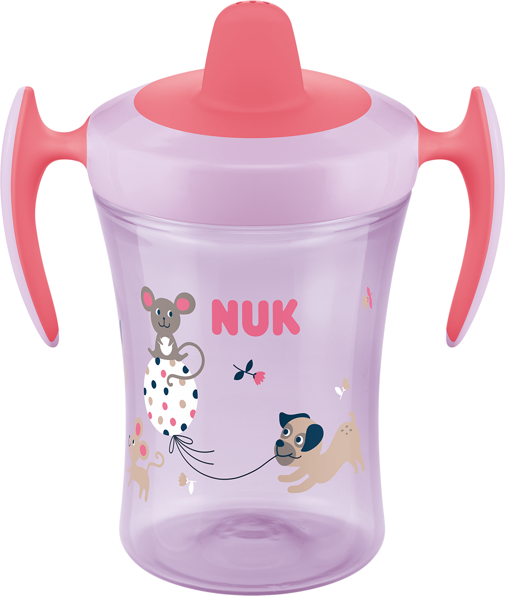 

Поильник NUK Evolution 200 мл Розовый (4008600365099)