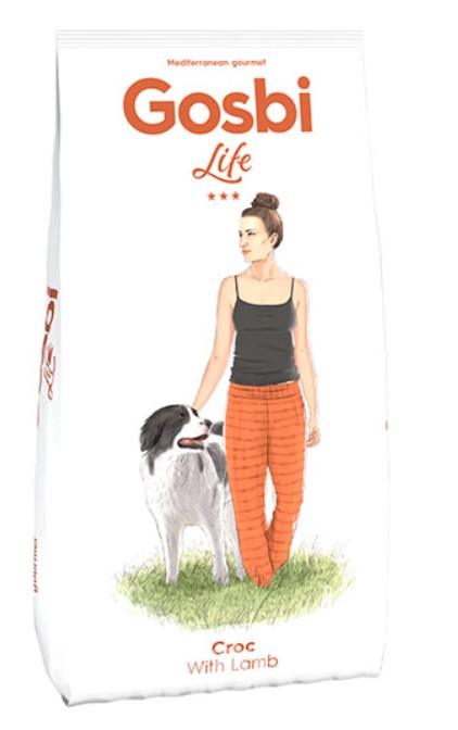 Сухой корм Gosbi Life Croc With Lamb премиум класса с курицей и ...