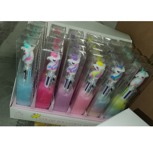 

Ручка шарик 6цв с мехом "Unicorn" Stenson (ST02263)