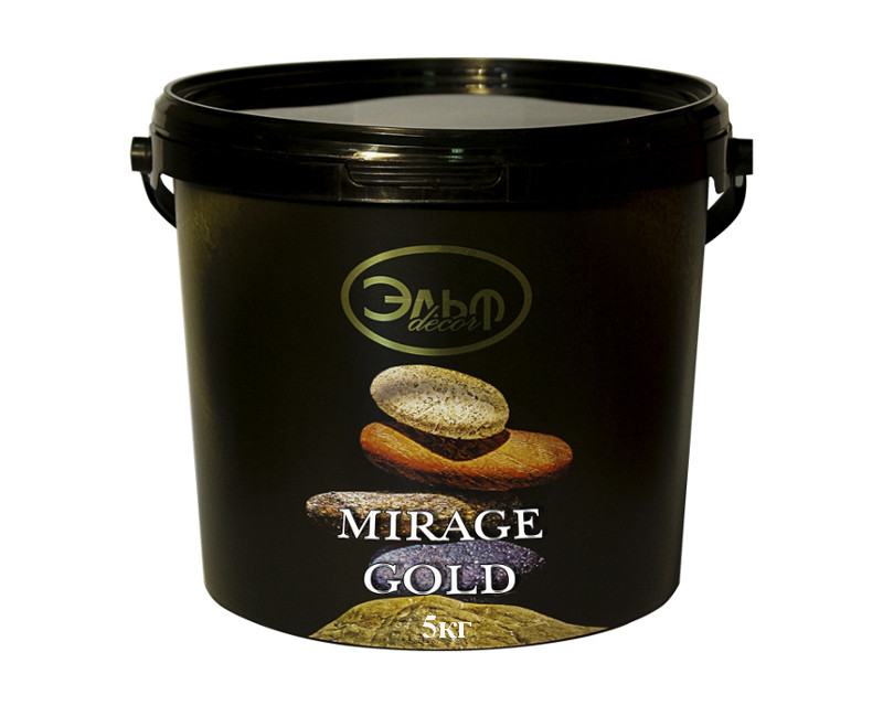 

Штукатурка "золотистый бархат" ELF DECOR MIRAGE GOLD декоративная 5кг