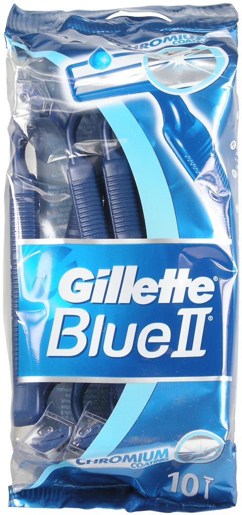 Одноразовые станки для бритья (Бритвы) мужские Gillette Blue 2 10 шт ...