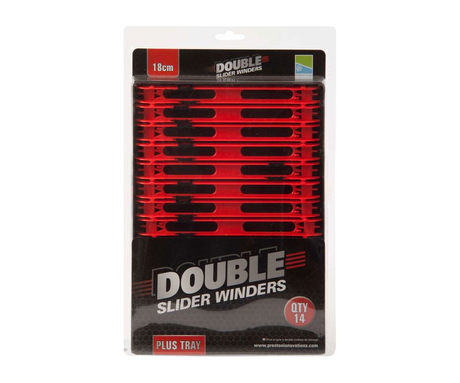 

Мотовило Preston Double Slider Winders 18см 14шт Red New18 (арт.3838P0020020)