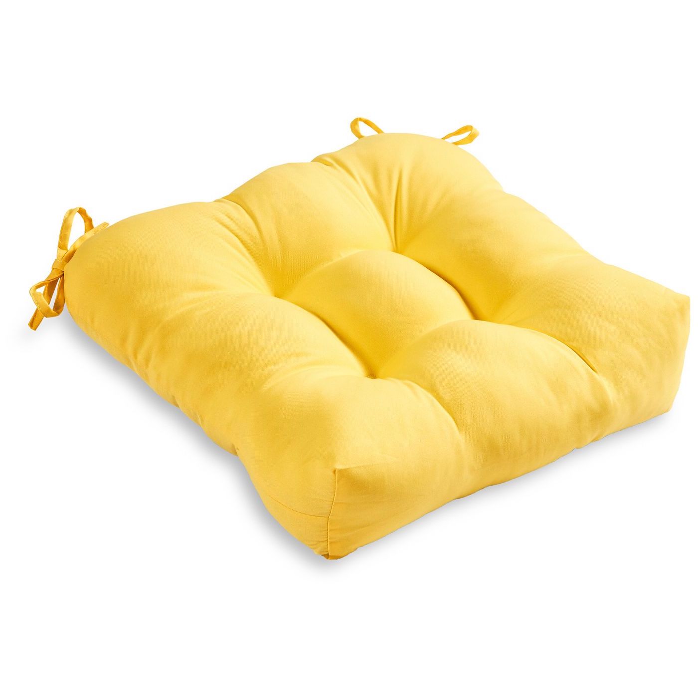 

Подушка из холлофайбера на стул, скамейку 50х50 Big Futon PILLOW-160 BIG YETI Ткань премиум хлопок Турция желтый (F210-160)