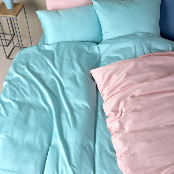 

Пододеяльник Ideia Евро 145*215 см сатин арт.8000010792.св.м'ята