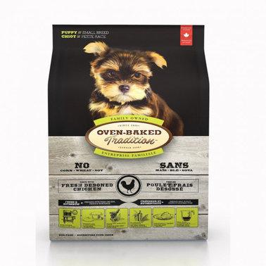 

Сухой корм для щенков малых пород Oven-Baked Tradition из свежего мяса курицы, 5,67 кг