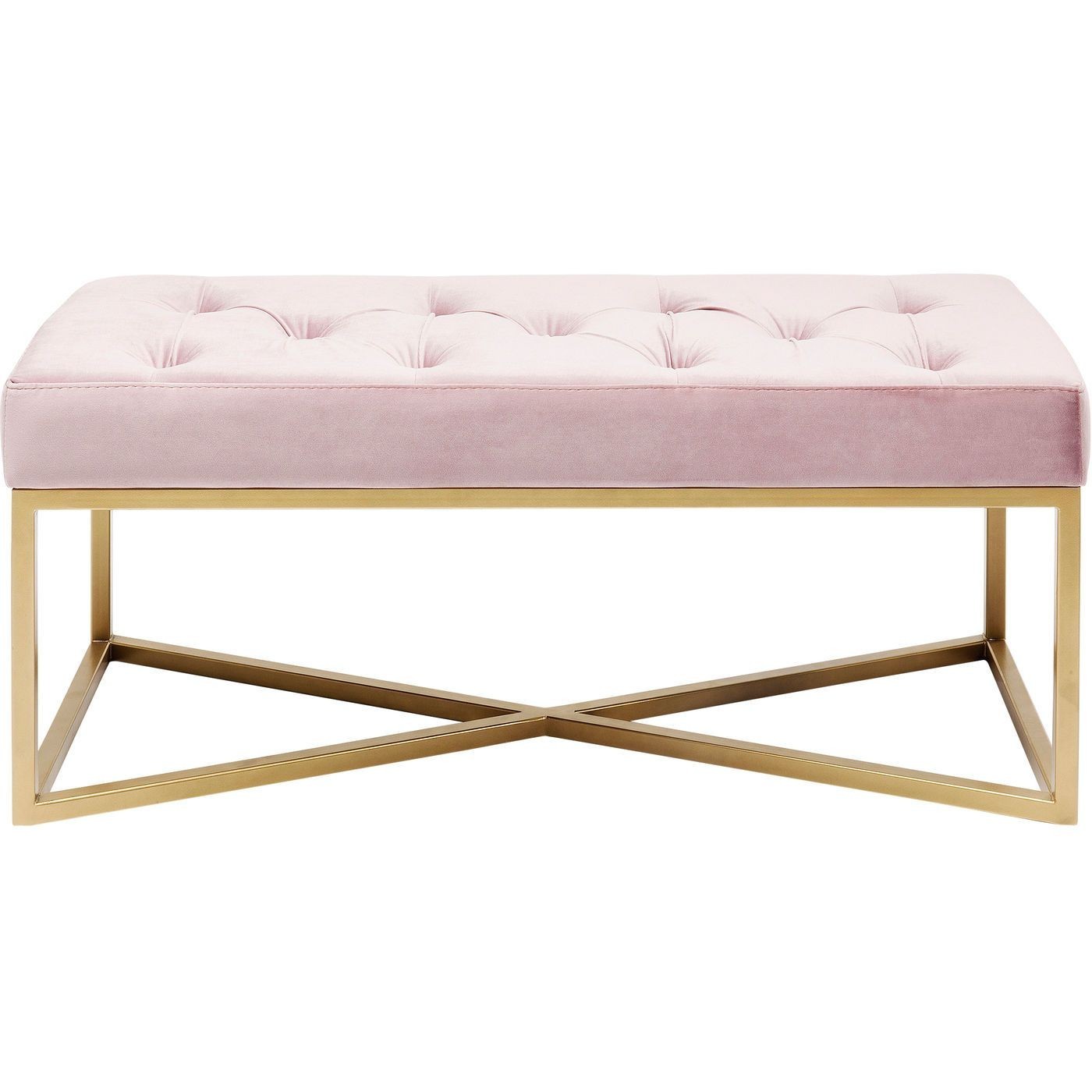 

Скамья мягкая KARE DESIGN Crossover Rose Brass 90x40cm