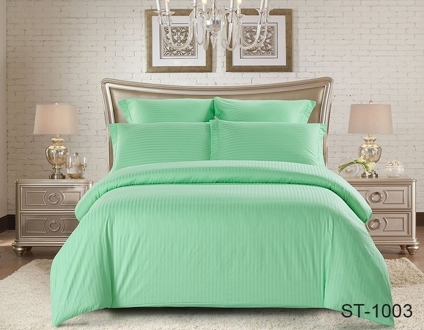 

Комплект постельного белья TM TAG - 1,5 спальный - Сатин Люкс - Страйп Сатин - ST-1003