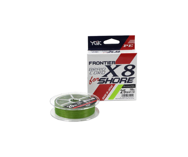 

Шнур YGK Frontier Braid Cord X8 150m #1.5/25lb ц:зеленый (арт.123455450298)
