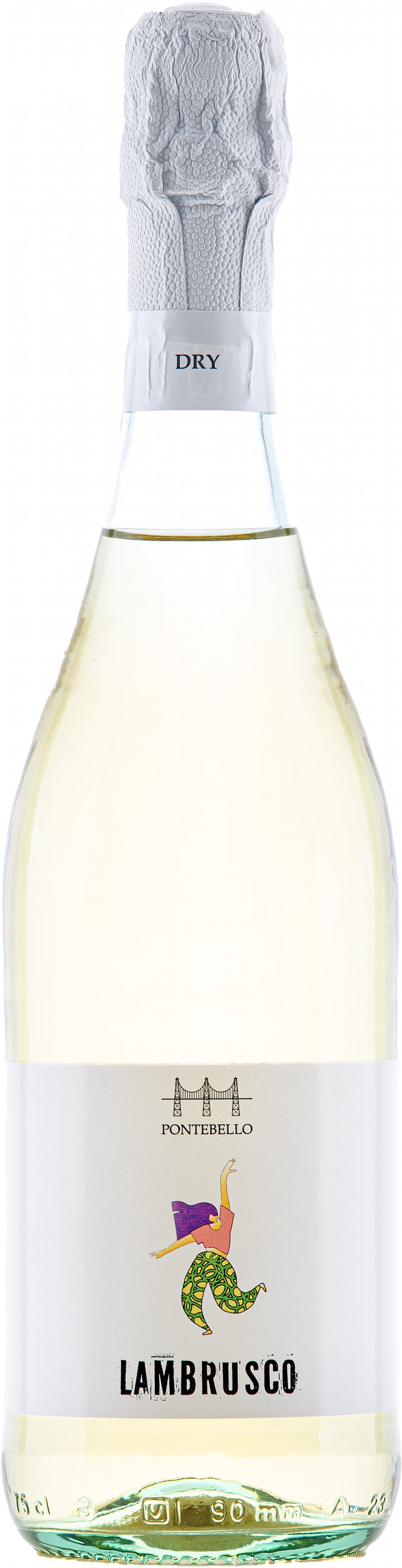 Вино игристое Pontebello Lambrusco I.G.T. белое сухое 0.75 л 10.5% ...