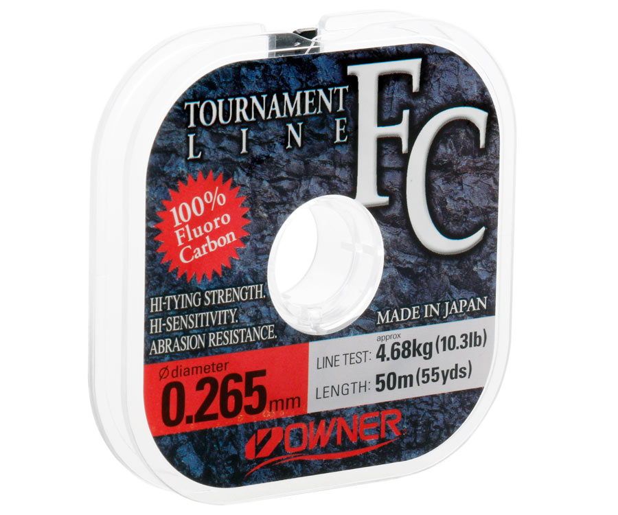 

Леска Owner Tournament Line FC 50 м, 0,265 мм (арт.383856029-0265)