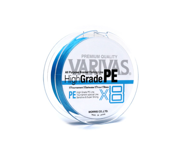 

Шнур Varivas High Grade PE X8 Ocean Blue 150m #0,8 (арт.1919713894)