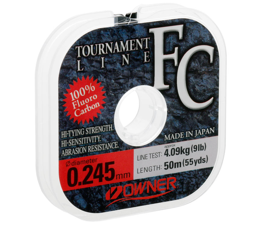 

Леска Owner Tournament Line FC 50 м, 0,245 мм (арт.383856029-0245)