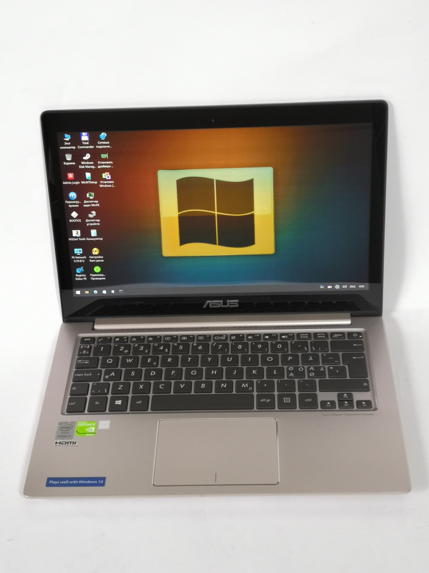 Ноутбук Asus Zenbook UX303L - 13,3" (3200x1800) IPS тачскрин / i7-5500U ...
