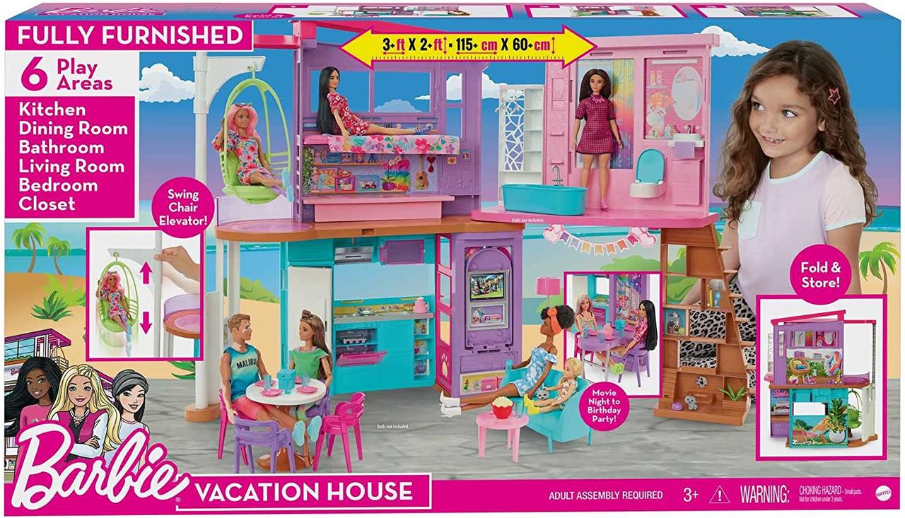 Игровой набор Барби Домик в Малибу Barbie Malibu House Playset FXG57 –  фото, отзывы, характеристики в интернет-магазине ROZETKA от продавца:  OPTIMIST | Купить в Украине: Киеве, Харькове, Днепре, Одессе, Запорожье,  Львове