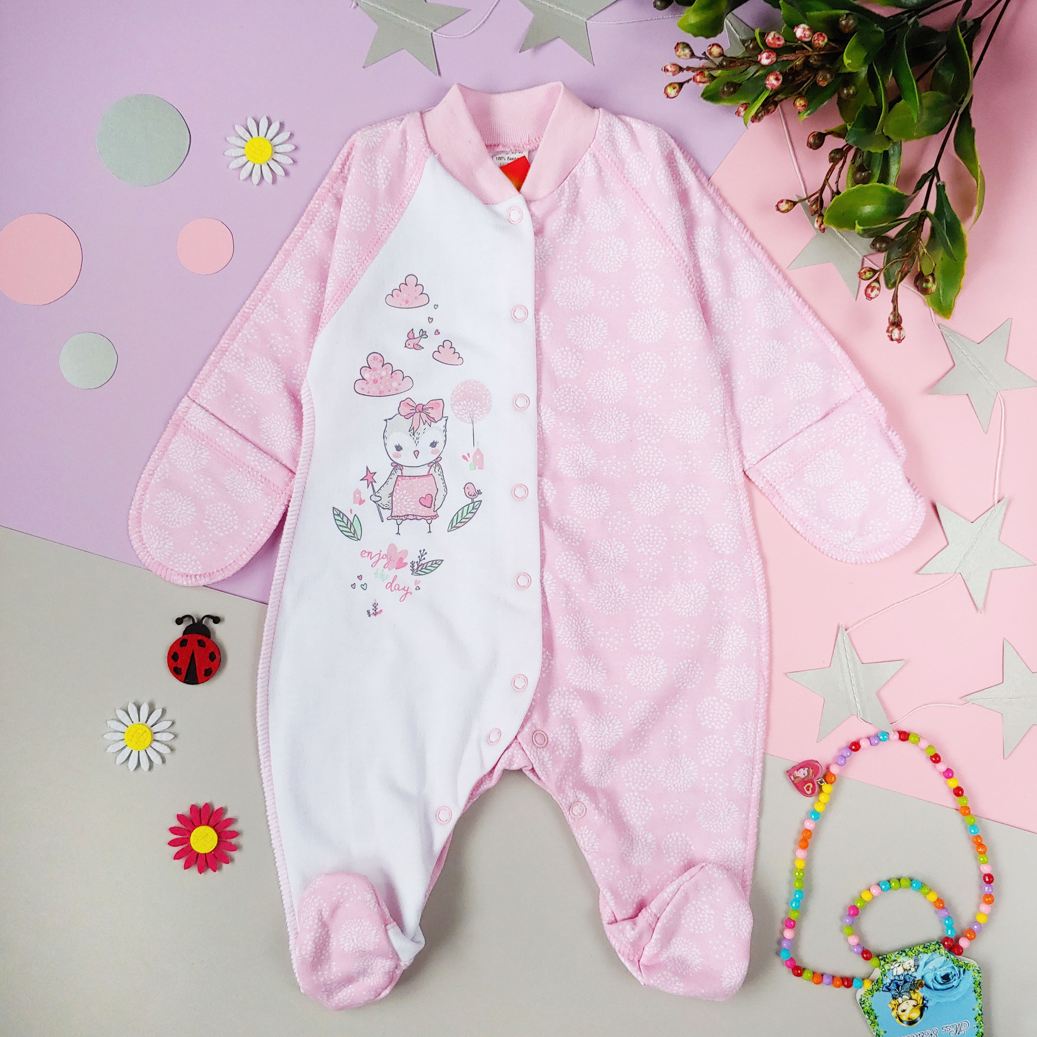 

Человечек Kids Planet 3518 62 см Розовый