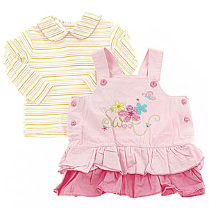 

Костюм для девочки Kids Planet OB1000109 68 см Розовый