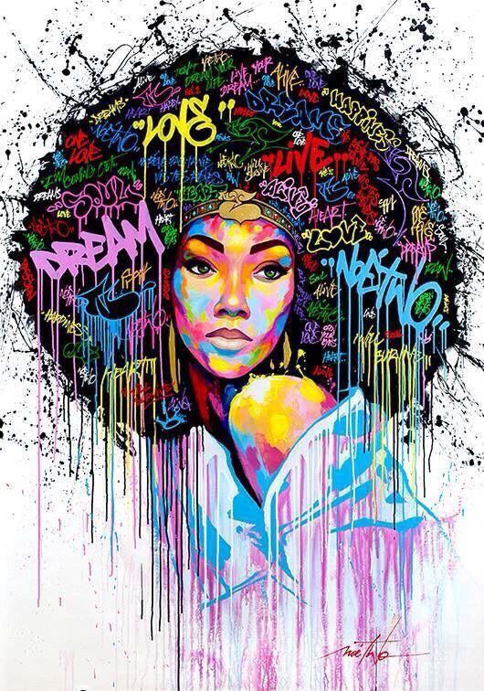 

Переводные принты Molenart для стен акриловые Афро графити за 1 кв.м