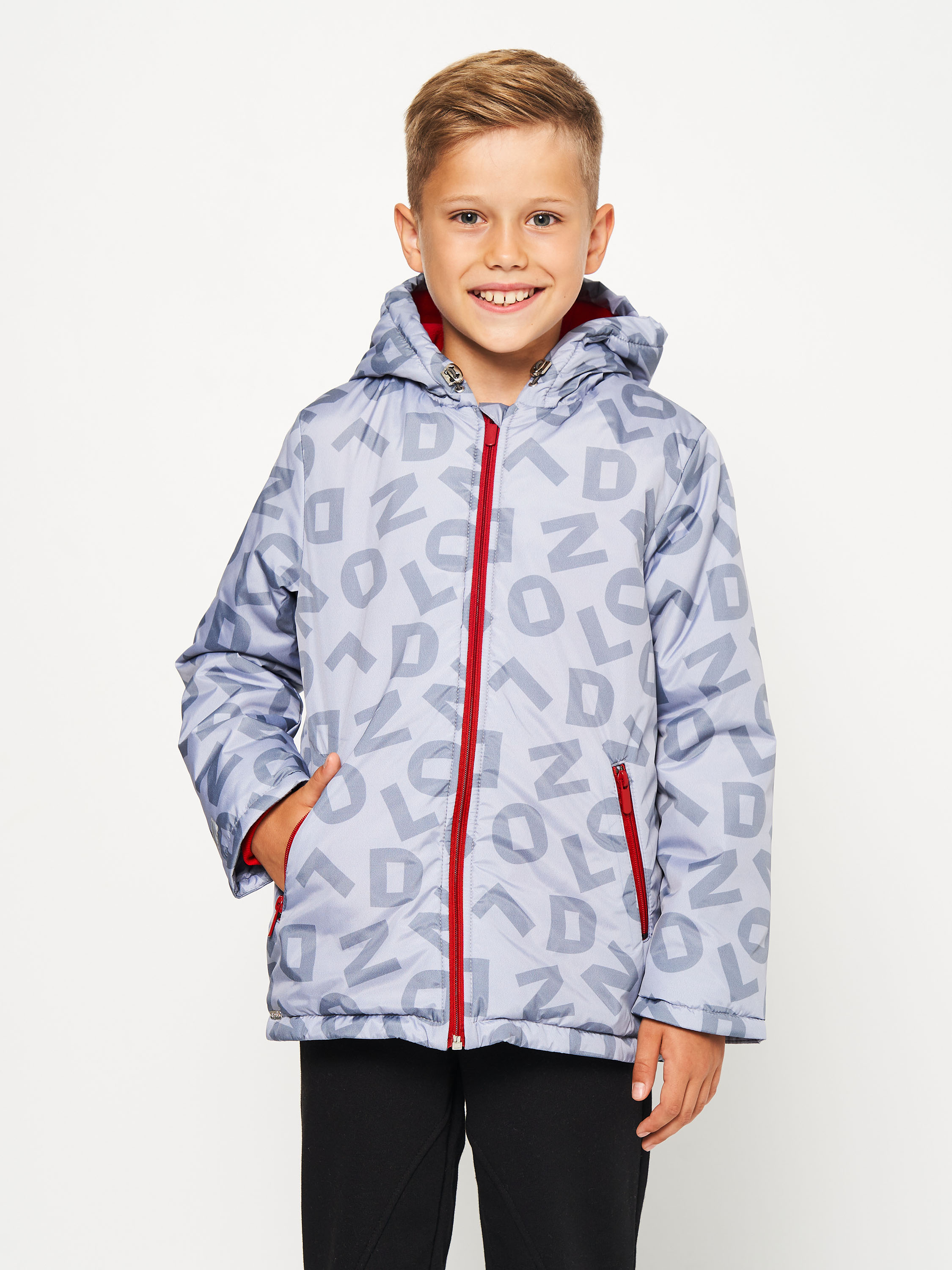 Акция на Дитяча демісезонна куртка для хлопчика Бембі KT246-X01 104 см Сіра (33246013339.X01) от Rozetka