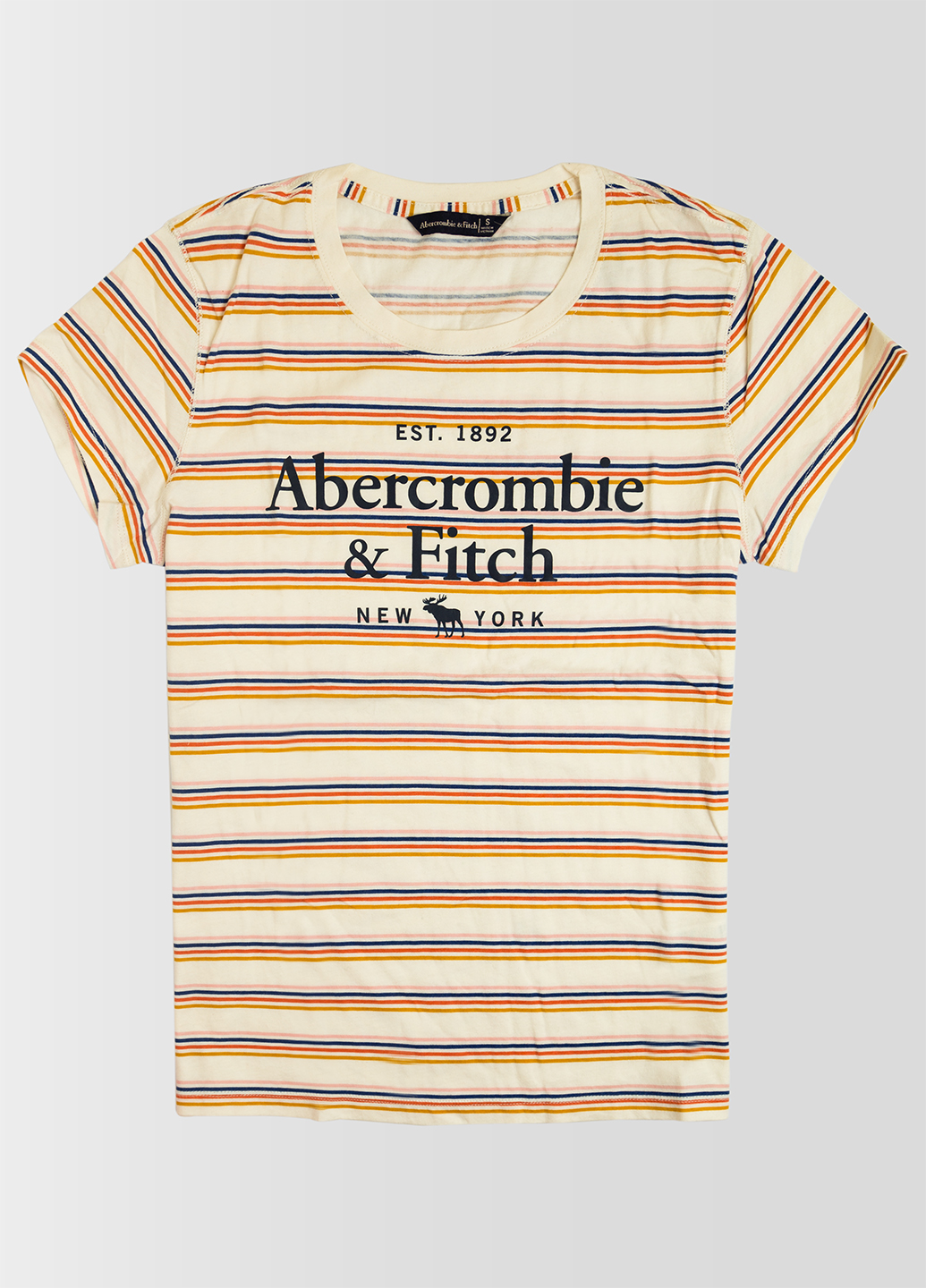 

Футболка Abercrombie & Fitch AF7575W  Разноцветный, Футболка Abercrombie & Fitch AF7575W XS Разноцветный