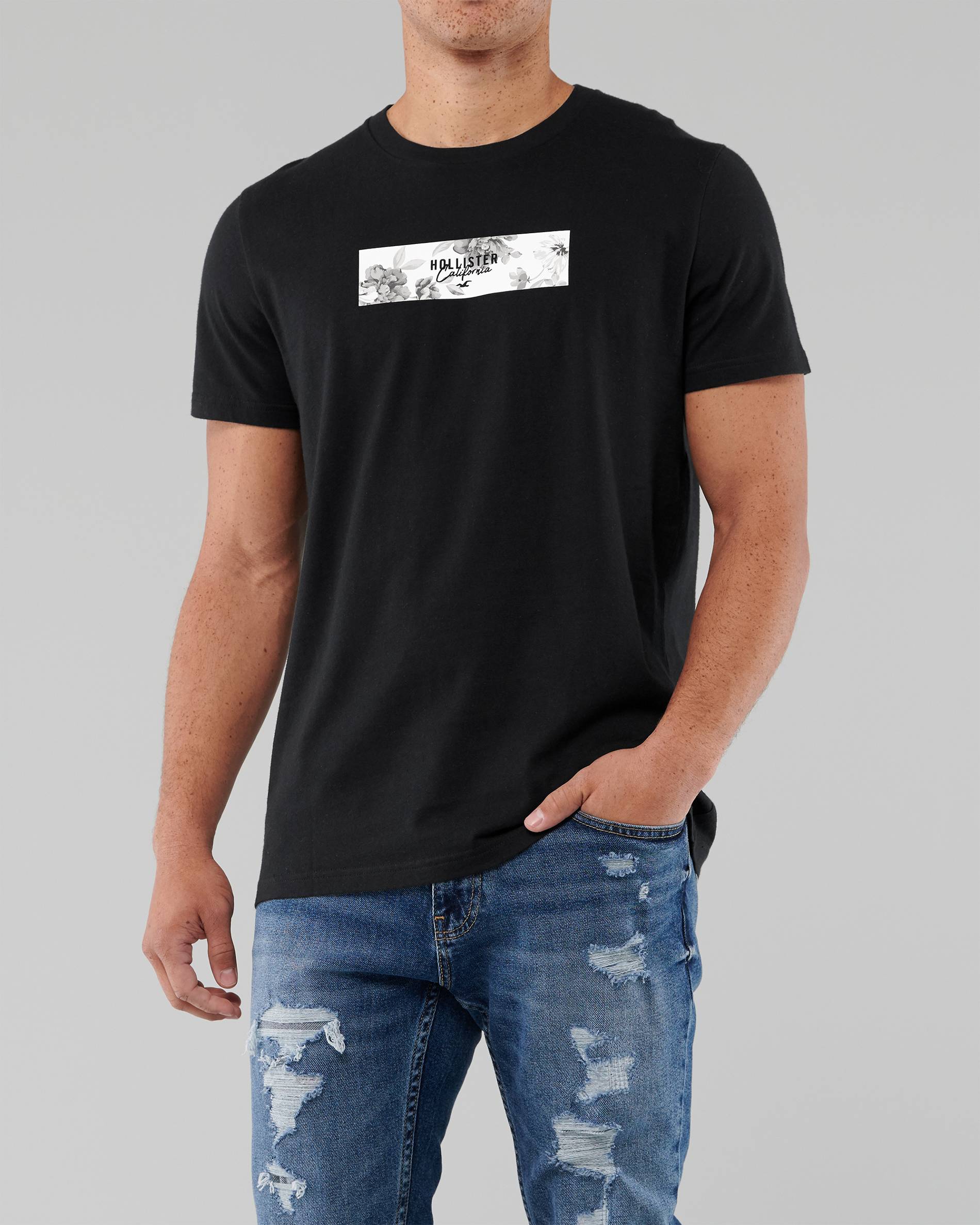 

Футболка Hollister HC7694M S Черный