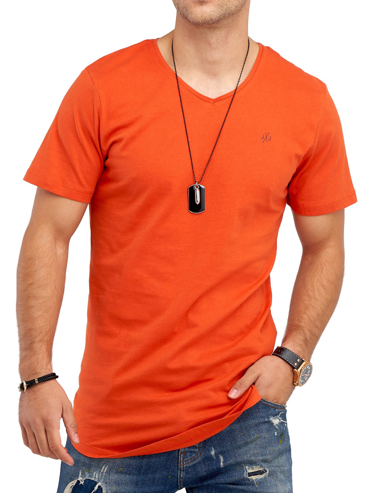 

Футболка Jack & Jones Burnt Ochre  оранжевый, Футболка Jack & Jones Burnt Ochre XL оранжевый