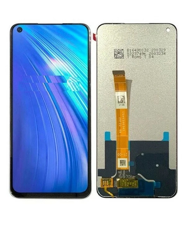 

Дисплей Realme 6 с сенсорным стеклом черный