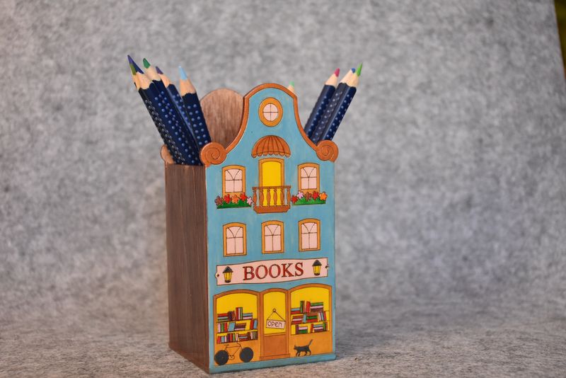 

Короб для олівців “Books” Майстерня 7*16*7см