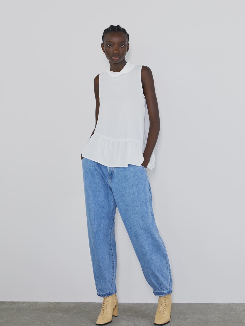 

Блузка Zara 9878/174/250 S Белая
