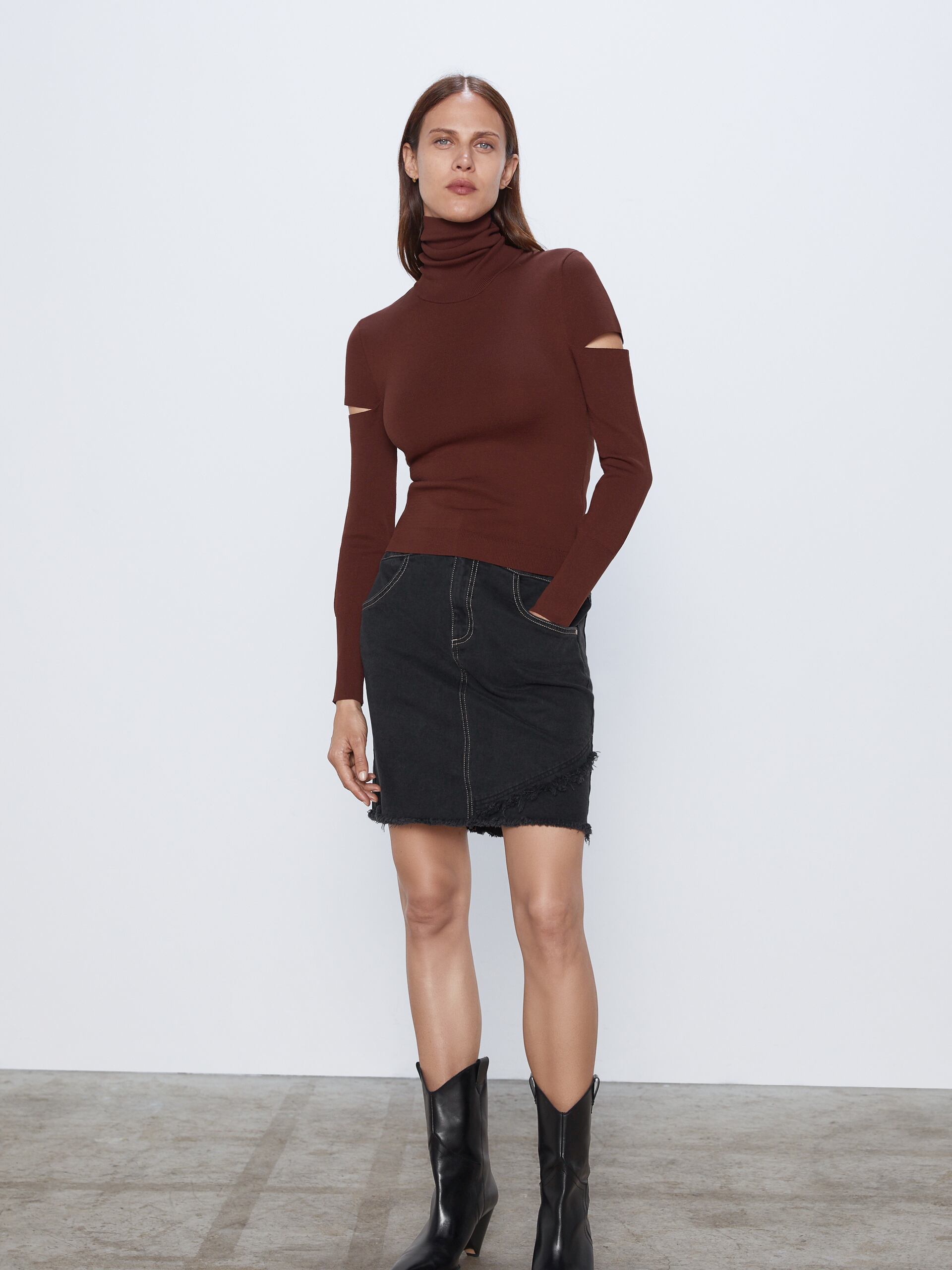 

Гольф Zara 3859/108/701 L Коричневый