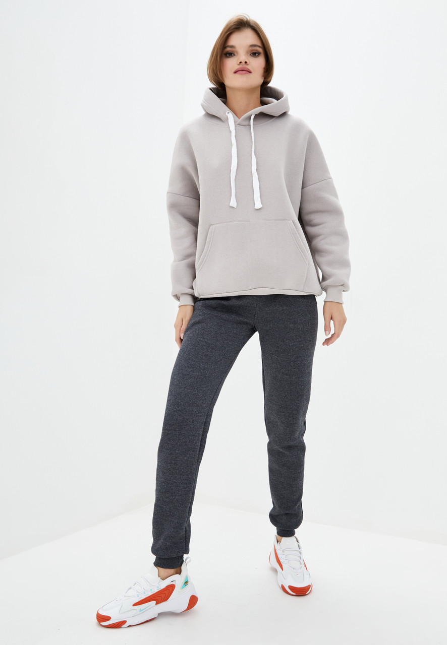 

Худи Solo спортивное на флисе One Size Стальной Wm1211