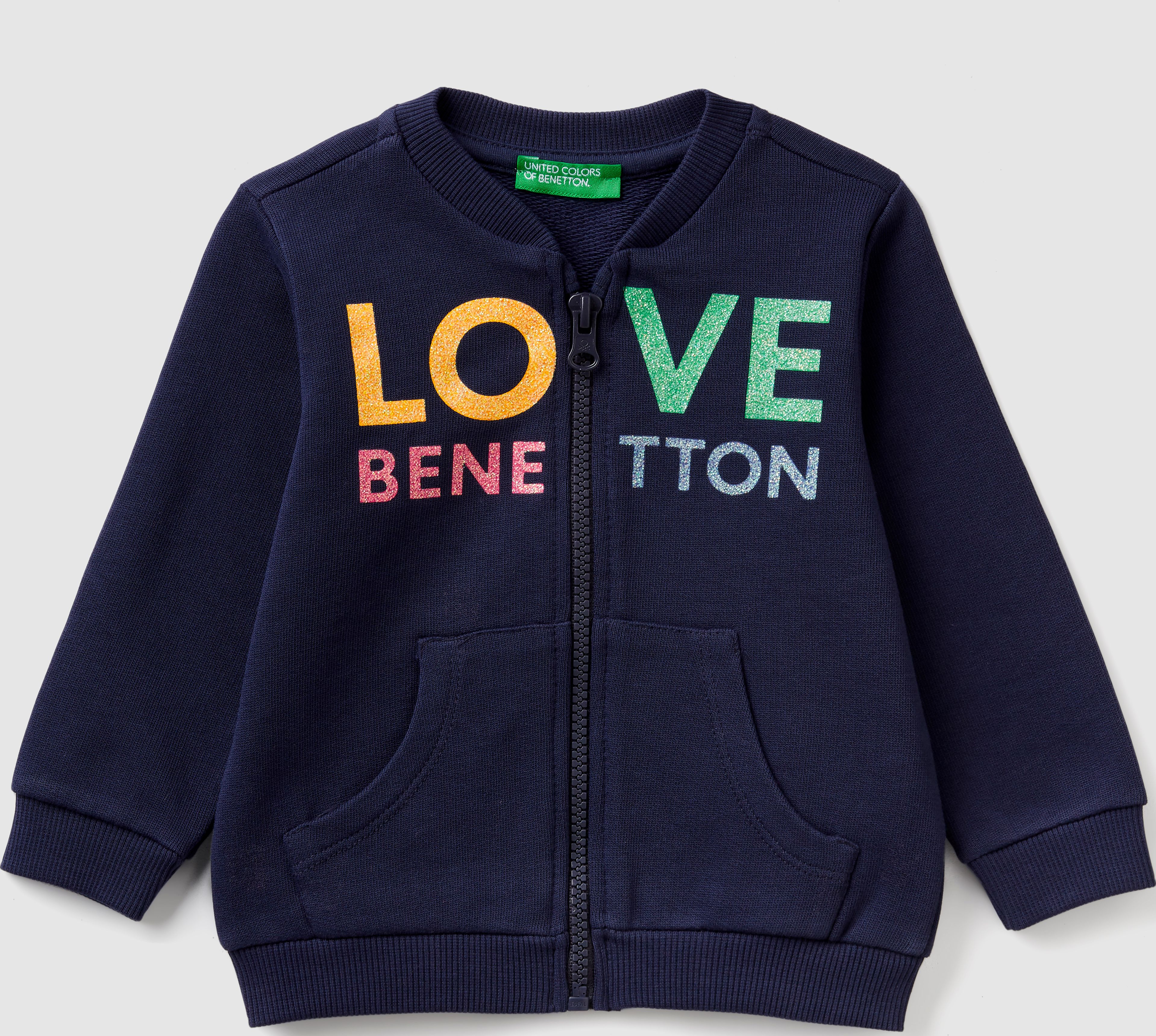 

Толстовка United Colors of Benetton 3J70C5839.P-252 100 см (XXS) Темно-синяя