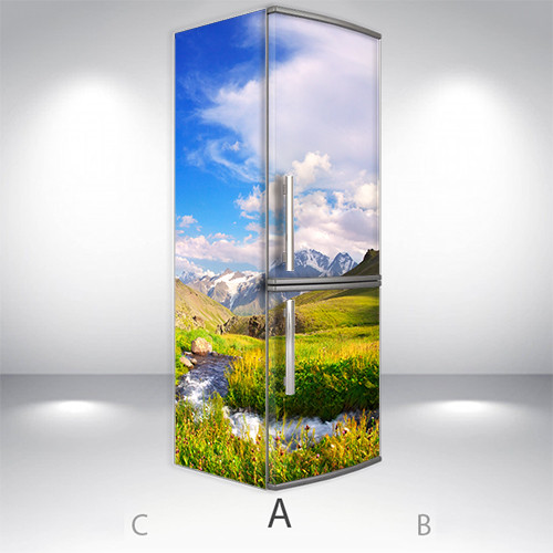 

Наклейки на холодильник 3d, Самоклейка, 180 х 65 см, Лицевая+Левая(А) (holSS1_mr00536 Природа-2)