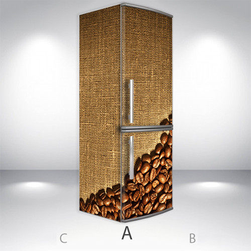 

Наклейки на холодильник 3d, Самоклейка, 200 х 65 см, Лицевая+Левая(А) (holSS1_ed10513 Еда-4)