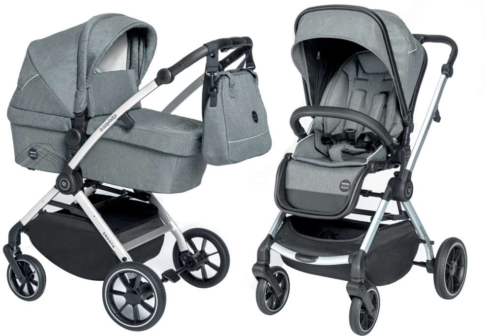 

Универсальная коляска 2 в 1 Baby Design Smooth 07 Gray (203176)