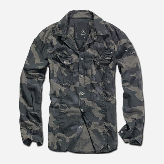 Акція на Сорочка Brandit Slimfit Shirt DARKCAMO 4005.4 S Різнокольорова (4005.4-S) від Rozetka