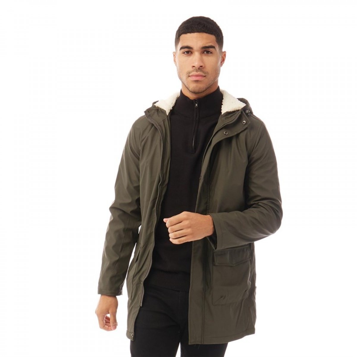 

Куртка French Connection Shine 2 Borg Dark Green Dark Green, L (48)