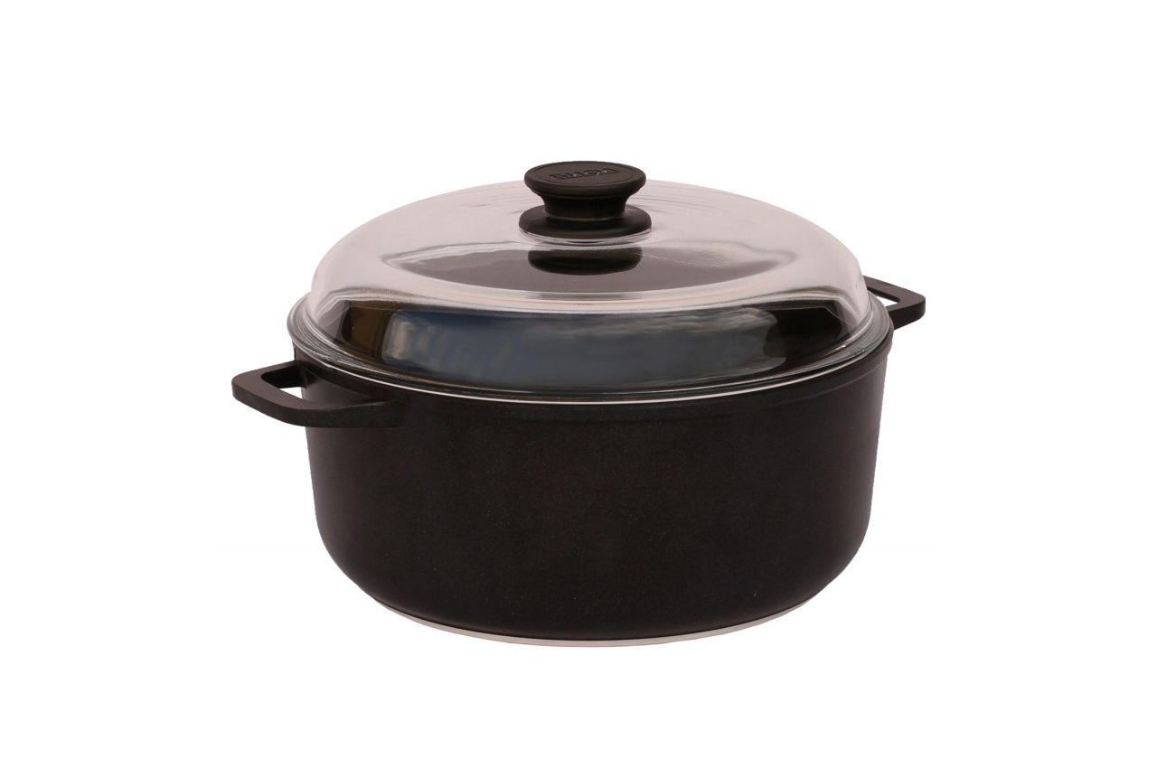 

Кастрюля антипригарная Биол 220 х 151 мм х 3 л с крышкой