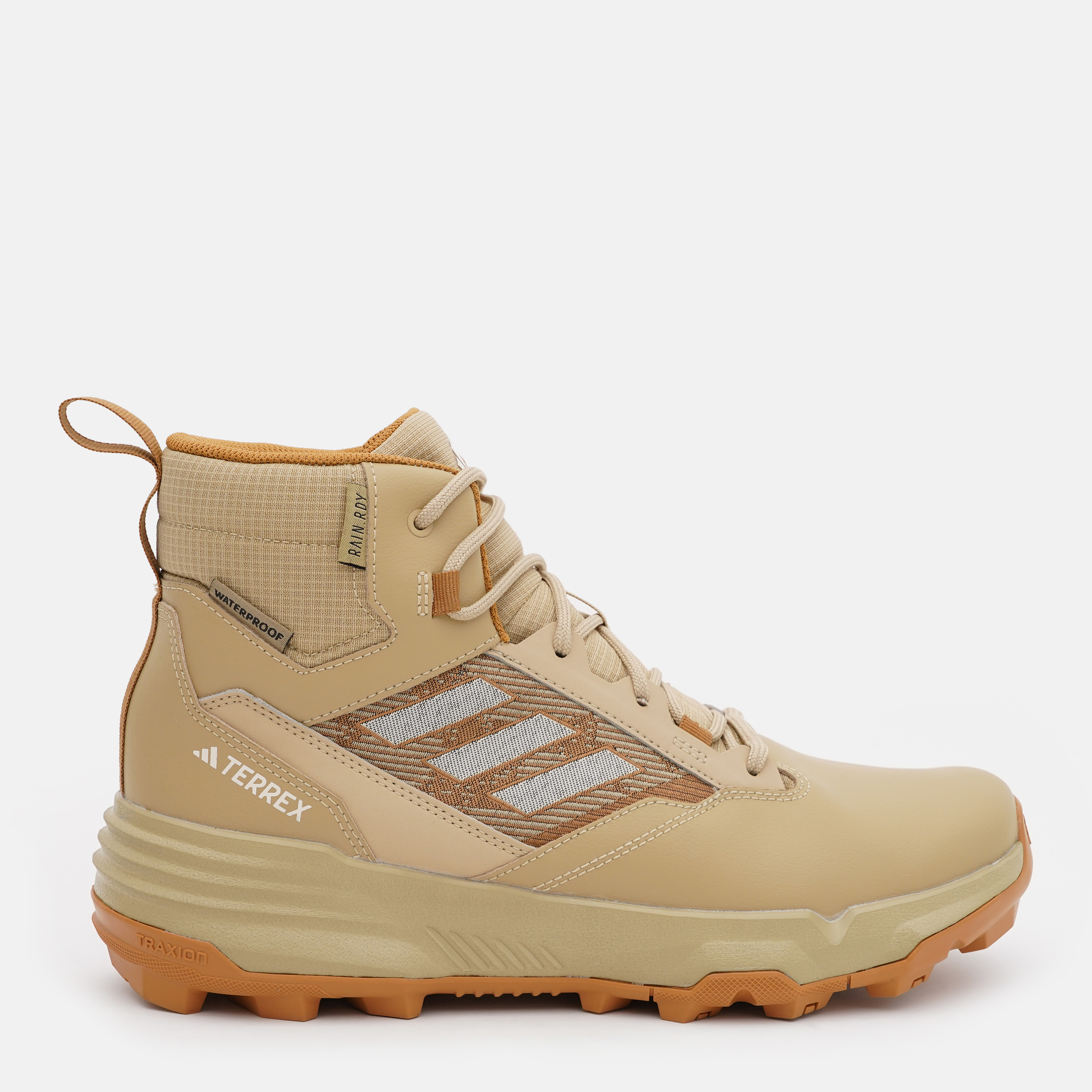 Акція на Чоловічі черевики для туризму Adidas Terrex Unity Lea Mid IF4978 41.5 (7.5UK) 26 см Beiton/Ecrtin/Mesa від Rozetka