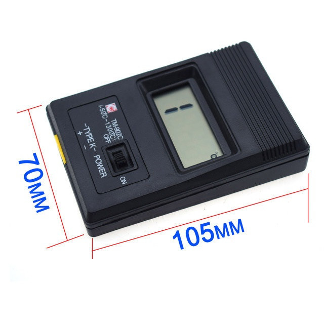 Термометр электронный XH-B310 термопара тип К от -30 до 800 °C красные цифры