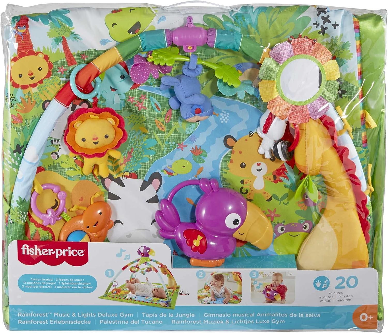 Fisher price play mat hot sale jungle